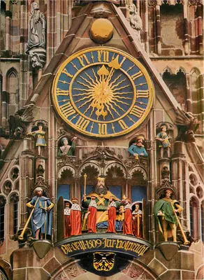 Nuremberg — Relógio astronômico da Frauenkirche — edição FRILA Verlag