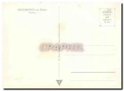 Heilbronn am Neckar — Rathaus — Dr. Hans Kaupel Verlag, Heilbronn/Neckar — Rewers