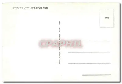 Jardim do Keukenhof — Lisse, Holanda — Planeta, n° 6703 — Verso
