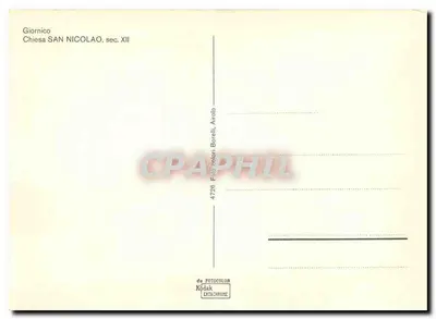 Giornico — Katedra św. Nikodema, XII wiek — nr 4726 — Rewers