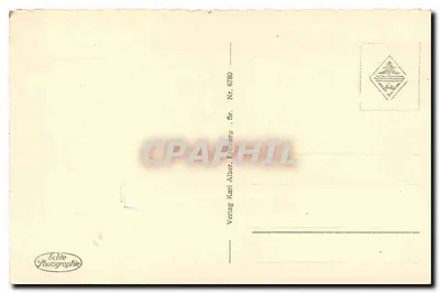 Partie bei Höllstieg mit Ravennabrücke (Schwarzwald) — Schichte Photographie, Br. Nr. 6780 — Rewers