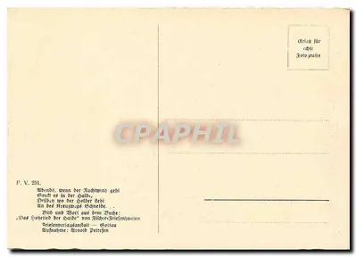 Abruzzo — Le Hayhamann — editor: Arnold Petersen, n° F.V. 251 — Verso