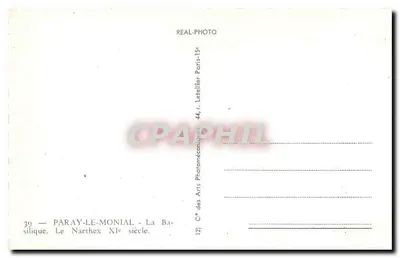 Paray-le-Monial — Narthex — Bazylika, X wiek — Rewers