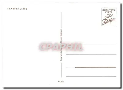 Orscholz — Widok na Cloef — panorama pętli Renu — wydawca SAARSCHLEIFE, nr 2560 — Rewers