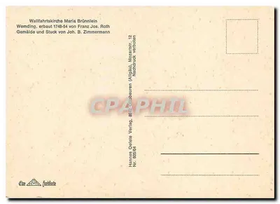 Kościół pielgrzymki Maria Brünnlein — Wemding, wyd. Hansa Odeleite Verlag, nr 885/64 — Rewers