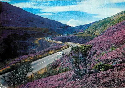 Slochd Pass — entre Carrbridge e Inverness — editor J Arthur Dixon, n° PIN/85870