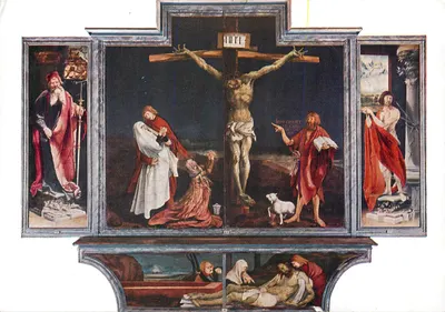 Crucificação — Retábulo de Issenheim 1510-1515 — Edição especial para o Museu Unterlinden, Mulhouse