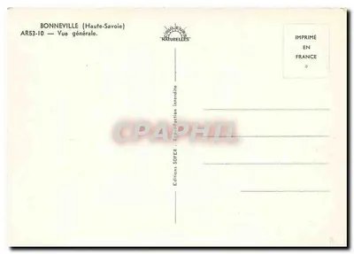 Bonneville (Haute-Savoie) — Ogólny widok — Wydawnictwo SOFER — Rewers