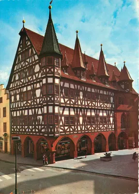 Velho Palácio Municipal da Cidade de Fulda 1531-1782 — R. Bütner, Paulwätting 64 Fulda — n° de série 3773