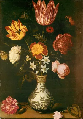 Natureza morta com flores — Ambrosius Bosschaert (1573-1621) — Rijksmuseum, Amsterdã