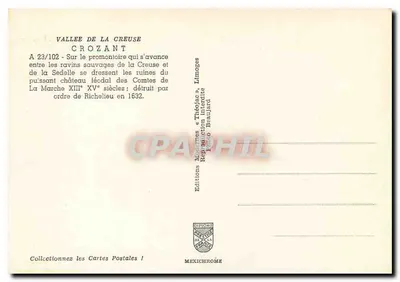 Wąwóz Creuse — Crozant — Iris — Rewers