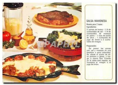 Salsa Mahonesa — receita para 2 xícaras — Syndicato Nacional del Olivo