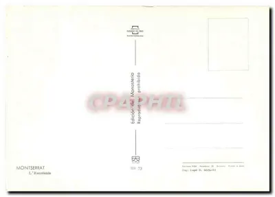 Coro dos monges de Montserrat — Editor L'Escalonia, n° 73 — Verso