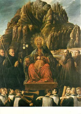 Virgem de Montserrat — Juan A. Ricel (1600-1681) — Edição do Mosteiro