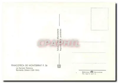 A Caridade Romana — Bernardo Strozzi (1581-1644) — Edições VISA, Barcelona — Verso