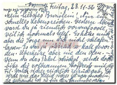 Widok z salonu — Sanatorium am Bodensee — wydawca: Einwurts, Prof. Karl Nolte — Rewers