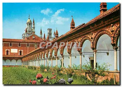 Certosa de Pavia — Chiostro Grande — Editor Milano, n° 013