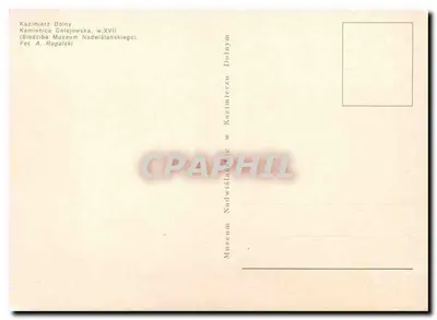 Kazimierz Dolny — Kamienica Celejowska, XVII wiek — Mazur A. Rogalski — Rewers