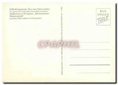 Michelstadt — Michelstädter Bie — Bildverlag Traut — Verso