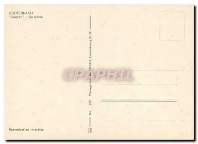 ÉCHTERNACH — "Denzelt" - 15. wiek — Nr 246 — Rewers