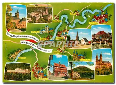 Franken-Landschaft — Schlösser, Dörfer und Sehenswürdigkeiten — Verlag Foto-Bornschiegel