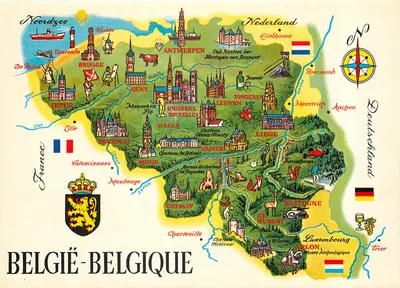 Carta postal ilustrada da Bélgica — editor Excl. k. W. Ernst, limitelles — n° 186