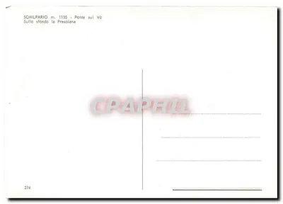 Schilpario m. 1135 — Most nad Vò — Presolana na tle — Rewers