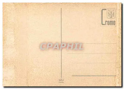 Carte postal ilustrada da Bélgica — editor Cromo — Verso