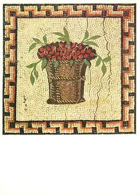 Mosaico de Dionysos — Cesto com cerejas — Römisch-Germanisches Museum Köln, Nr. 108