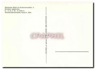 Rzymski statek z wydrążonego łoża słoniowego — II–III wiek n.e., 0,074 m — Muzeum Römisch-Germanisches, Kolonia — Rewers