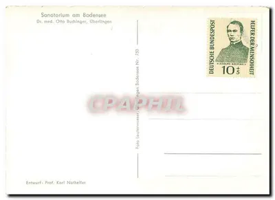 Sanatório am Bodensee — Dr. med. Otto Buchinger, Überlingen — Foto Lauterwasser Nr. 753 — Verso