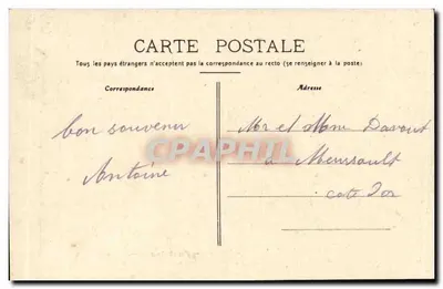 De Gex ao Col da Faucille (Ain) — Fonte Napoléon — Bugat, Divonne (Ain) — N° 10.014 - MoB — Verso