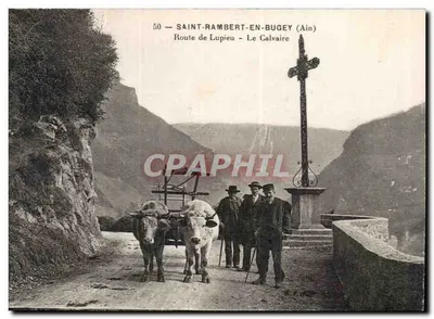 Saint-Rambert-en-Bugey (Ain) — Route de Lupieu - Le Calvaire — éditeur Unis-France, n° 50