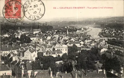Château-Thierry — Vista aérea — Foto A. Roux & Cie, Château-Thierry