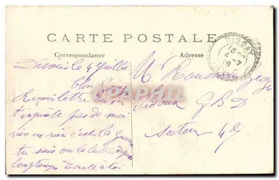 La Ferté-Milon (Aisne) — Igreja de Nossa Senhora e Ruínas do Castelo — Editor: Graphphil — Verso