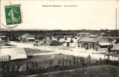 Campo de Sissonne — Vista geral — Editor Portelein-Paraillet, Sisso