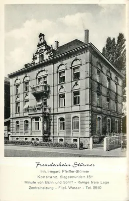 Fremdenheim Stürmer — Konstanz, Siegesmundstr. 16 — editor desconhecido
