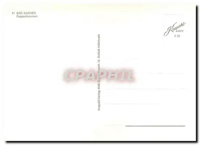 Bad Aachen — Puppenbrunnen — Krapohl-Verlag, n° 033 — Rewers