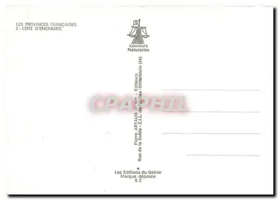 Bretanha - Côte d'Émeraude — Editor Pierre Artaud & Cie, Série 2 — Verso