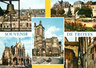 Troyes — Lembrete de Troyes — Éditions d'Art Yvon, Paris