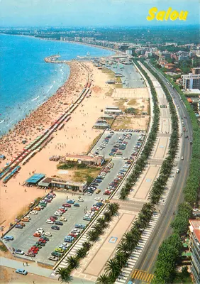 Salou — vista aérea da praia — Photo color RAYMOND