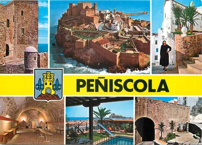 Peñíscola — vista panorâmica e monumentos — Costa del Azahar, n° CS 6492