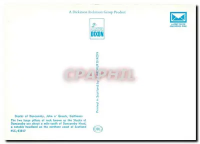 Stacks of Duncansby, John o' Groats — Caithness — Platinum Dixon — Verso