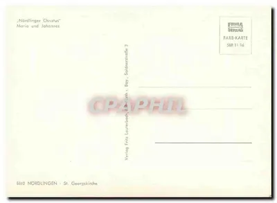 Nördlinger Christus — Maria und Johannes — Verlag Fritz Lauterbach — Verso