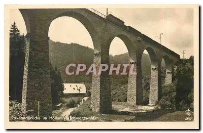 Ponte Ravenna no Höllental (Schwarzwald) — editor Vering Karl Albert, Freiburg i. Br., n° 6597