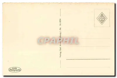 Freiburg im Breisgau — widok z Schloßbergu — Wydawca Karl Alber, nr 6154 — Rewers