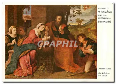 A Visitação — Palma Vecchio — Kunstanstalt Lang, München 82, Nr. 102