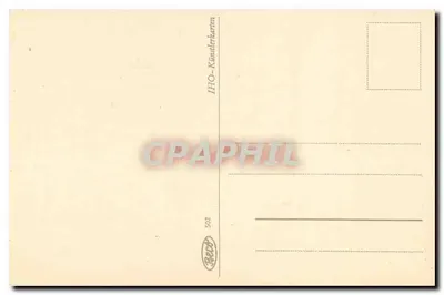 Czarodziejka i gnom — scena zabawy — IHO- Künstlerkarten, n° 502 — Rewers