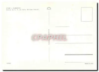 Statua N. D. z Dębu — XVII wiek — PROCESO PAGSA — Rewers