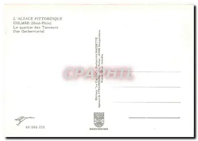 Colmar — Il quartiere dei Tannèi — Edizioni 'La Cipaire' Hachette — Verso